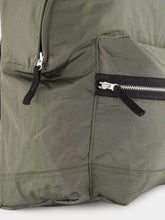 Stone Island Musk Green Nylon Metal Backpack