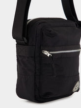 Stone Island Black Coated Nylon Metal ECONYL® Pouch Bag