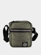 Stone Island Musk Green Coated Nylon Metal ECONYL® Pouch Bag