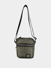 Stone Island Musk Green Coated Nylon Metal ECONYL® Pouch Bag