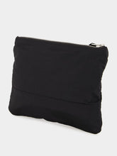 Stone Island Black Coated Nylon Metal ECONYL® Pouch