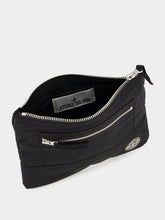 Stone Island Black Coated Nylon Metal ECONYL® Pouch