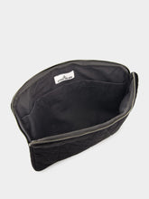 Stone Island Black Quilted Nylon Metal Laptop Case
