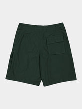 Stone Island Green Cotton Bermuda Cargo Shorts
