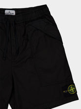Stone Island Black Regular-Fit Cotton Bermuda Shorts