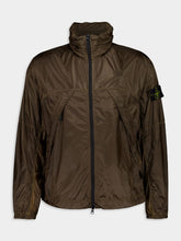 Stone Island Light Jacket in Military Green Ripstop Light HT Nylon