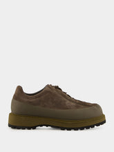 Stone Island Military Green Suede Trainers