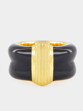 Aurélie Bidermann Katt Black Resin Ring