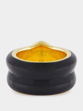 Aurélie Bidermann Katt Black Resin Ring