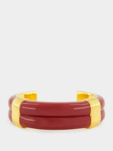 Aurélie Bidermann Katt Burgundy Bracelet