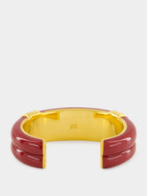 Aurélie Bidermann Katt Burgundy Bracelet