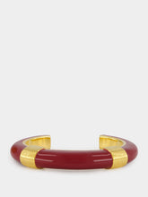 Aurélie Bidermann Bordeaux Katt Bracelet Large