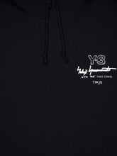 Y-3 Black Graphic Cotton Sweatshirt