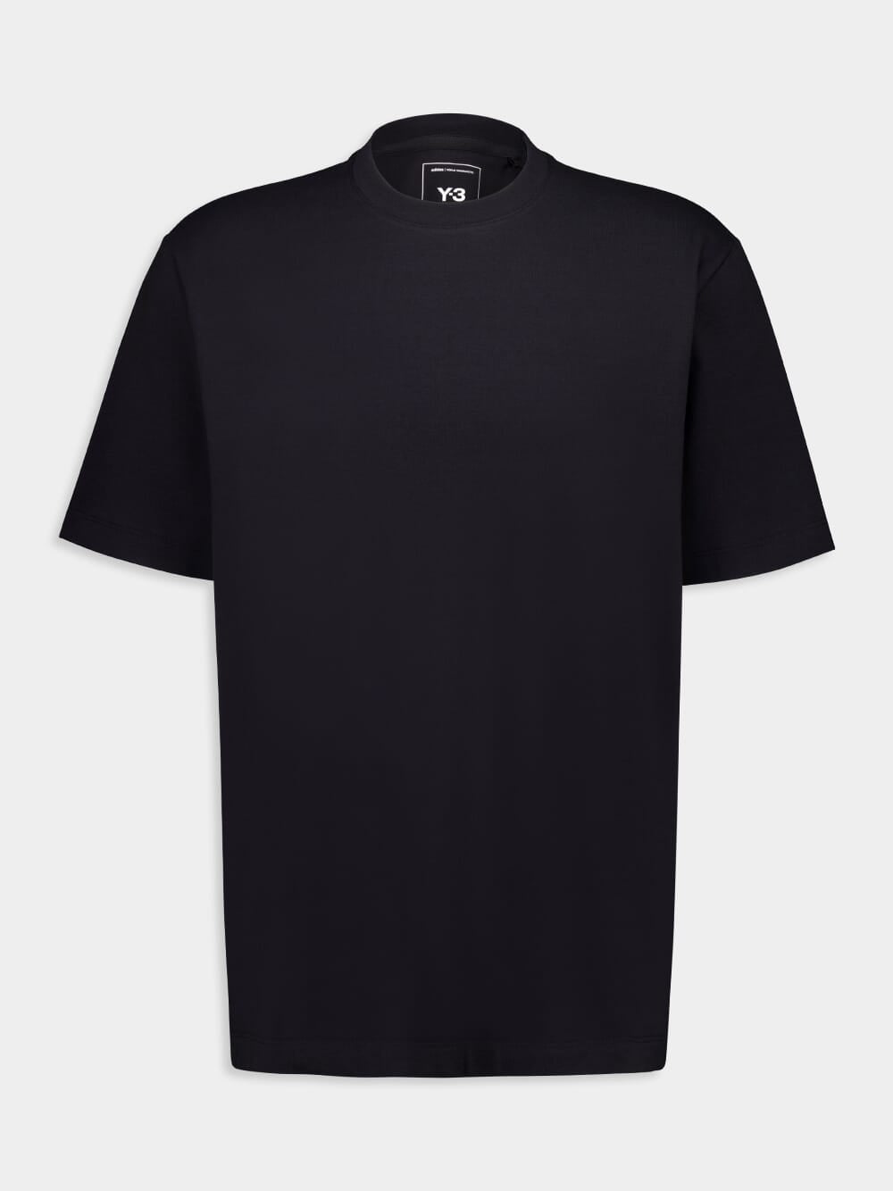 Y-3 Black Cotton Short Sleeve T-Shirt | Fashion Clinic Y-3 Black Cotton Short Sleeve T-Shirt | Fashion Clinic
