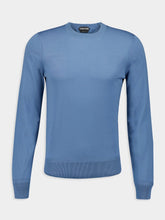 Tom Ford Pale Blue Fine Gauge Merino Sweater