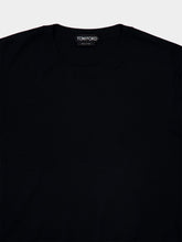 Tom Ford Black Fine Wool Crew Jumper