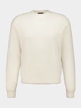 Tom Ford Ivory Cashmere Crewneck Sweatshirt