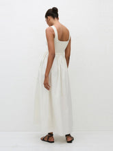 Matteau Ecru Knit and Cotton Dress