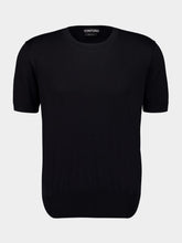 Tom Ford Black Pure Cotton Crew Neck T-Shirt