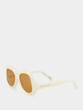 Marni Cream Quelyfish Sunglasses