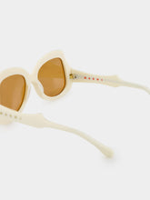 Marni Cream Quelyfish Sunglasses