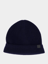 Tom Ford Blue Wool and Cashmere Knit Hat