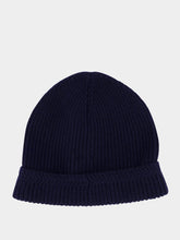 Tom Ford Blue Wool and Cashmere Knit Hat