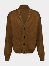 Tom Ford Toffee Cashmere Shawl Collar Cardigan