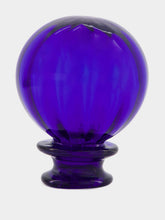 Gordiola Blue Hand-Blown Knob Sculpture