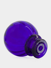 Gordiola Blue Hand-Blown Knob Sculpture