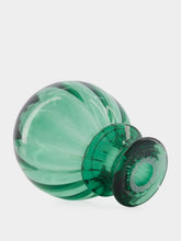 Gordiola Green Hand-Blown Knob Sculpture