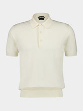 Tom Ford Cream Short-Sleeve Cotton Polo Shirt