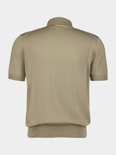 Tom Ford Taupe Short-Sleeve Cotton Polo Shirt
