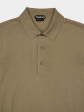 Tom Ford Taupe Short-Sleeve Cotton Polo Shirt