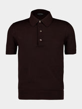 Tom Ford Dark Taupe Cashmere Silk Polo