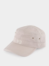 Y-3 Beige Work Cotton Cap
