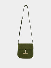 Moss Green Suede Tara Crossbody