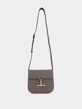 Tom Ford Graphite Leather Tara Mini Crossbody Bag