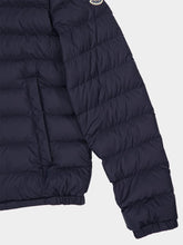 Moncler Navy Blue Vermeille Hooded Short Down Jacket