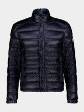 Moncler Navy Blue Selves Short Down Jacket