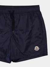 Moncler Navy Blue Nylon Swim Shorts