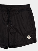 Moncler Black Nylon Swim Shorts