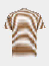 Moncler Beige Striped Cotton T-Shirt