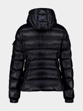 Moncler Black Glesse Hooded Short Down Jacket