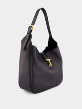 Tom Ford Black Leather Monarch Medium Hobo Bag