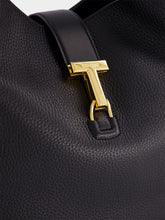 Tom Ford Black Leather Monarch Medium Hobo Bag