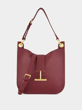 Tara Small Shoulder Bag in Red Plum