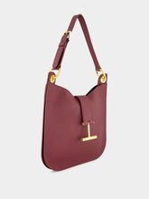 Tom Ford Tara Small Shoulder Bag in Red Plum