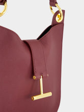 Tom Ford Tara Small Shoulder Bag in Red Plum