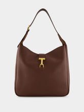 Tom Ford Saddle Brown Leather Large Hobo